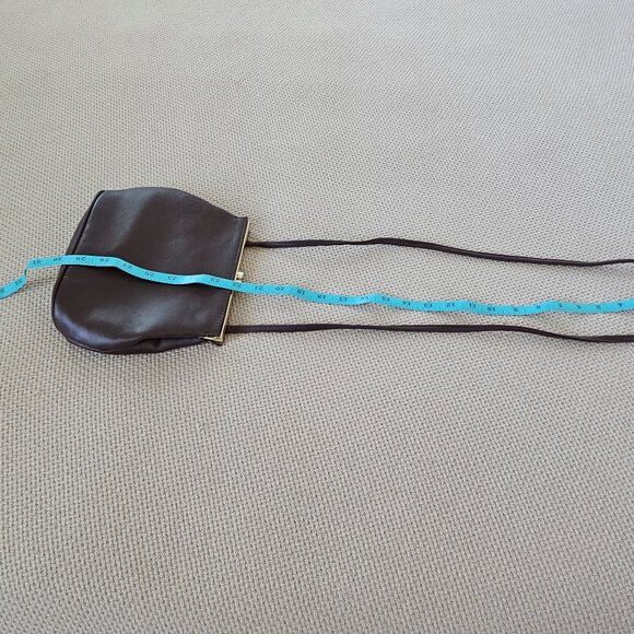 Gianni Bernini cross body bag, brown leather - Picture 8 of 9